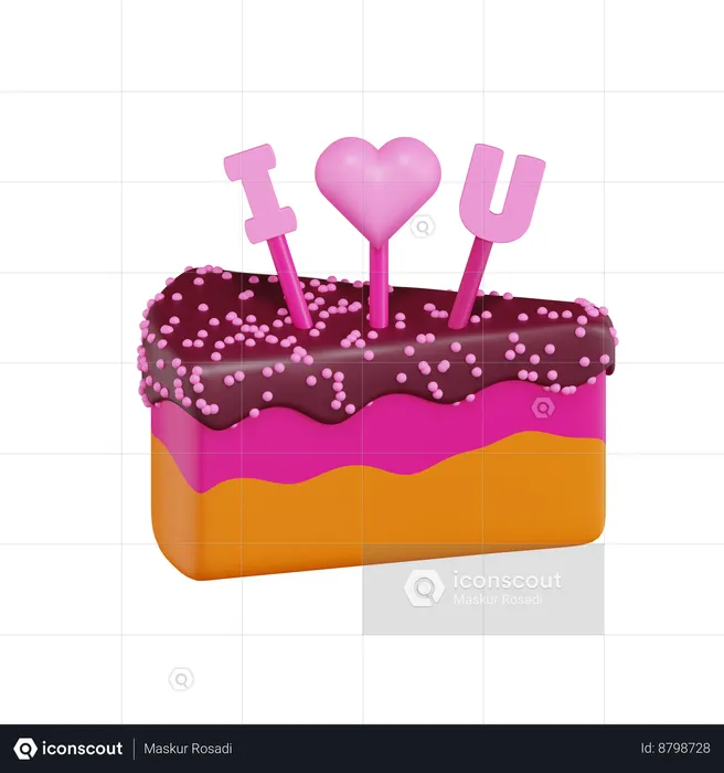 Cake  3D Icon