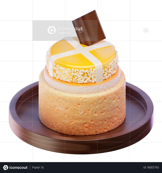 Cake  3D Icon