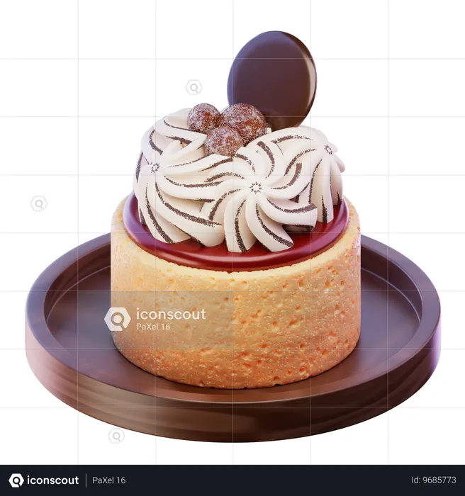 Cake  3D Icon