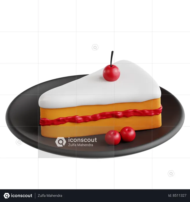 Cake  3D Icon