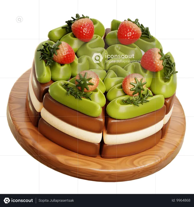 Cake  3D Icon