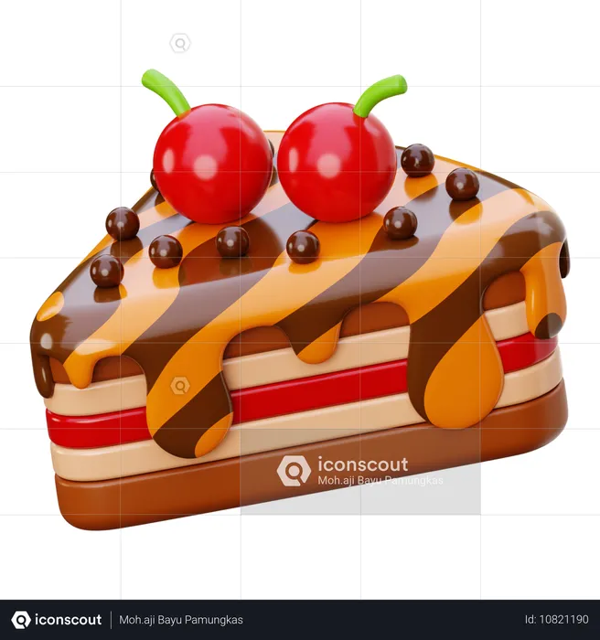 Cake  3D Icon