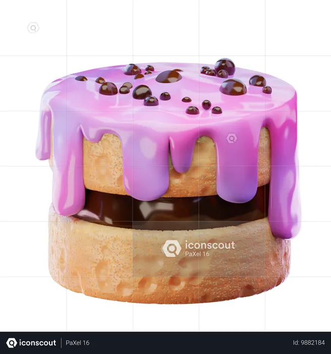 Cake  3D Icon