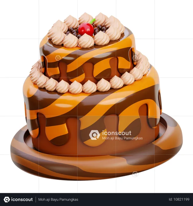 Cake  3D Icon