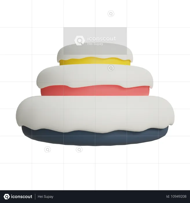 Cake  3D Icon