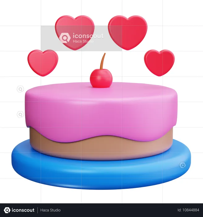 Cake  3D Icon