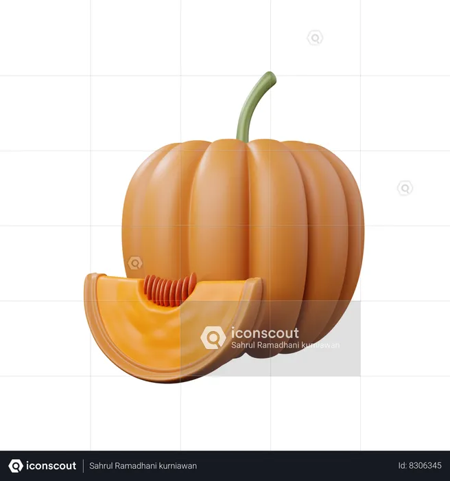 Calabaza  3D Icon