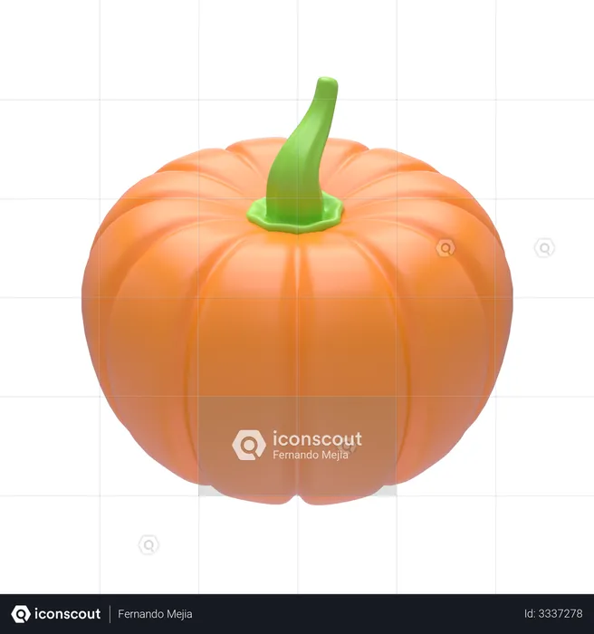 Calabaza  3D Illustration