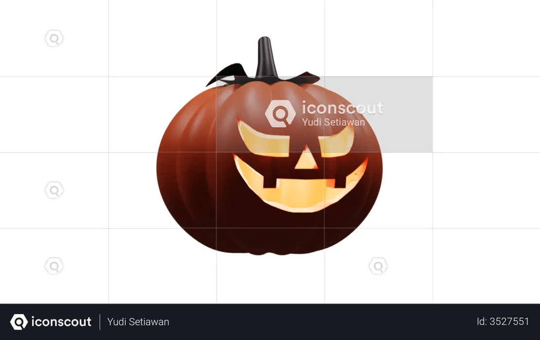 Calabaza  3D Illustration