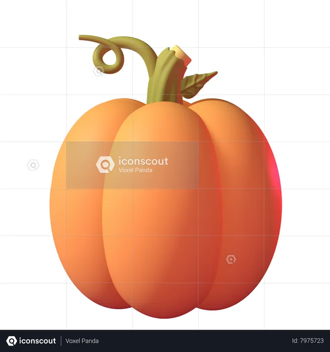 Calabaza  3D Icon