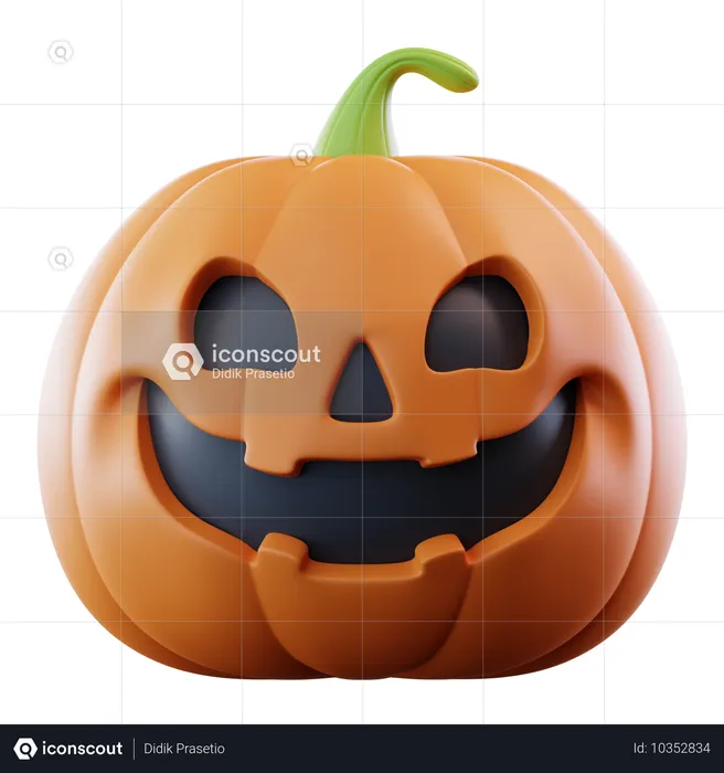 Calabaza aterradora  3D Icon