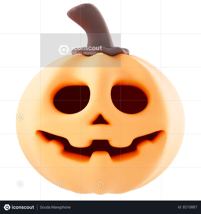 Calabaza de halloween  3D Icon