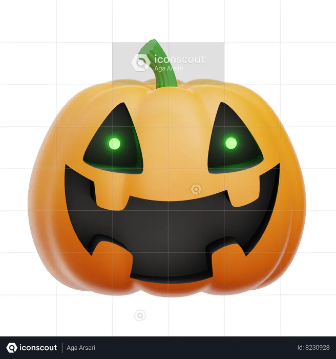 Calabaza de halloween  3D Icon