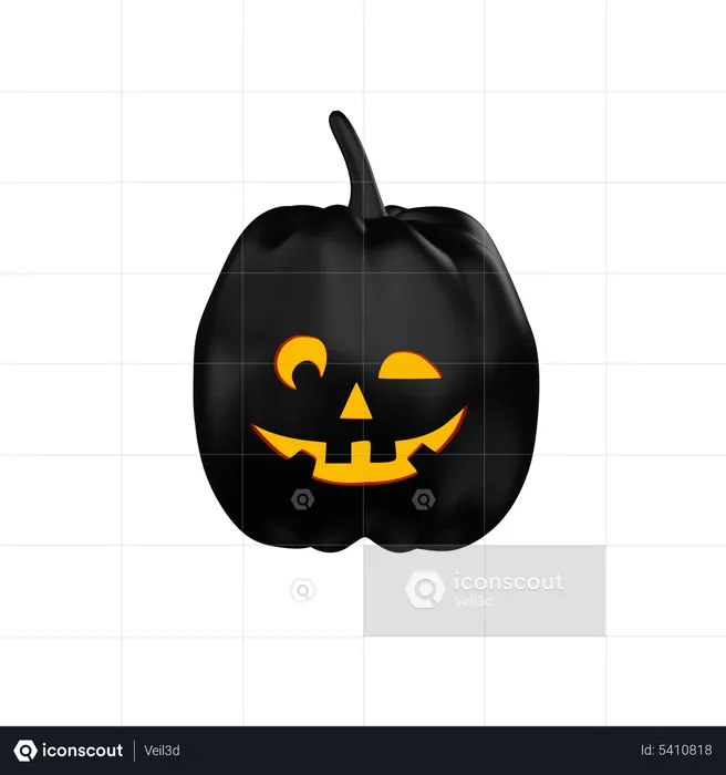 Calabaza de halloween  3D Icon