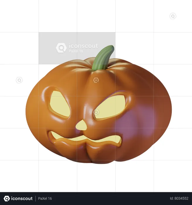 Calabaza de halloween  3D Icon