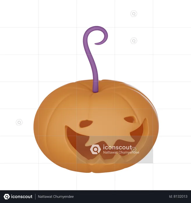 Calabaza de halloween  3D Icon