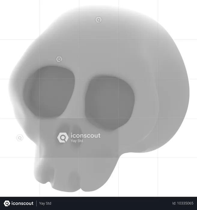 Calavera de halloween  3D Icon