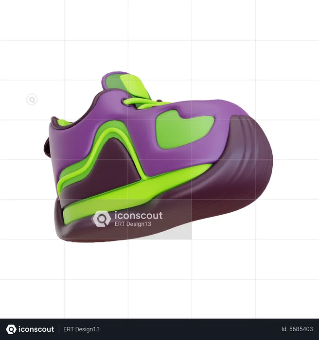 Calçado desportivo  3D Icon