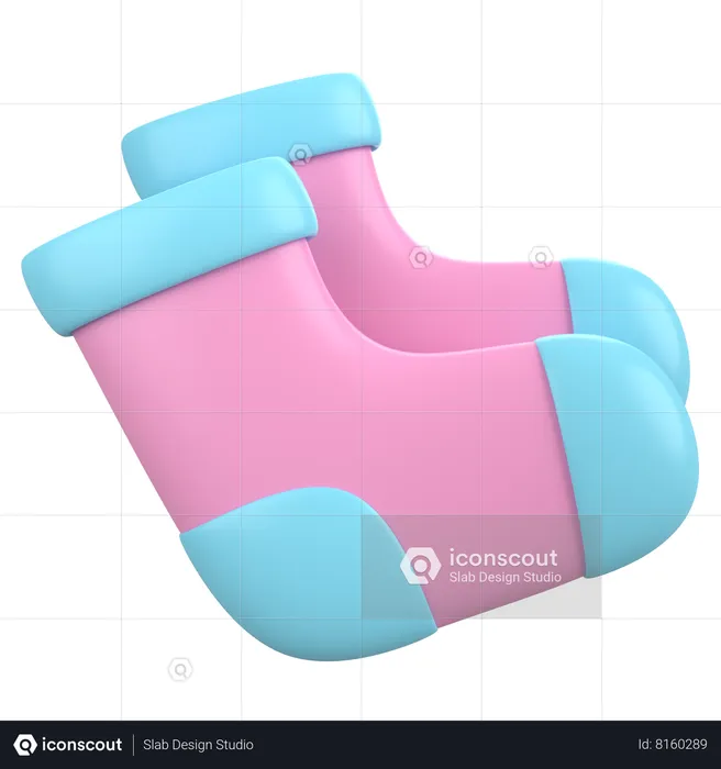 Calcetines de bebé  3D Icon