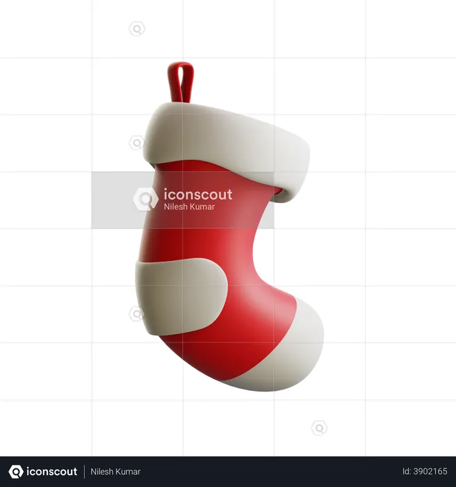 Calcetines de navidad  3D Illustration