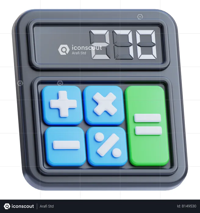 Calculadora  3D Icon