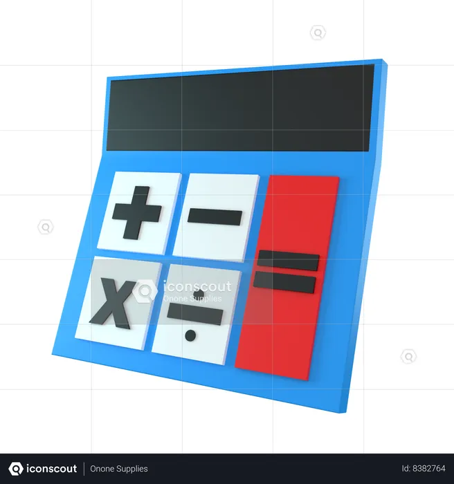 Calculadora  3D Icon