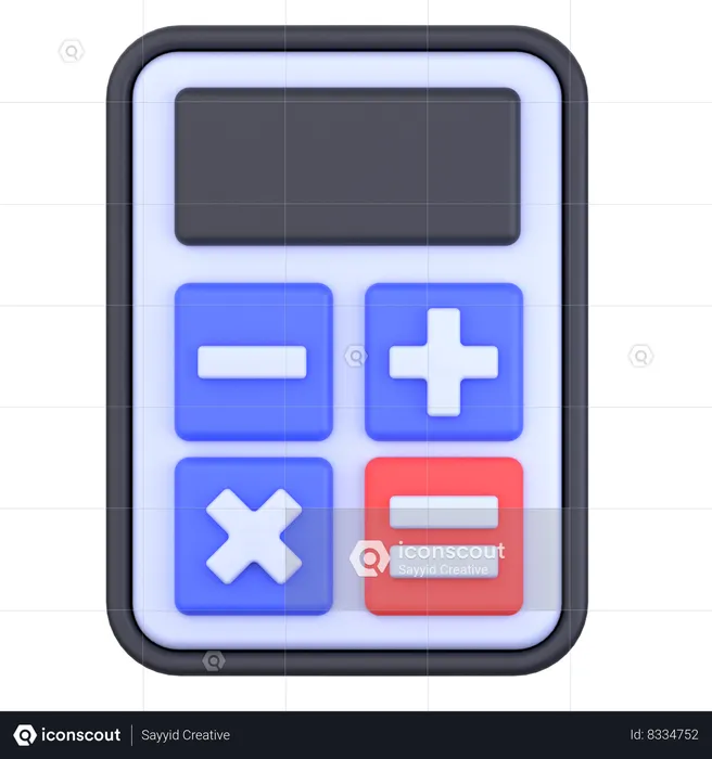 Calculadora  3D Icon