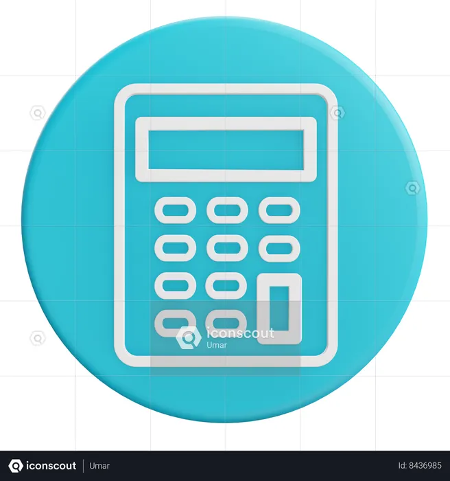 Calculadora  3D Icon