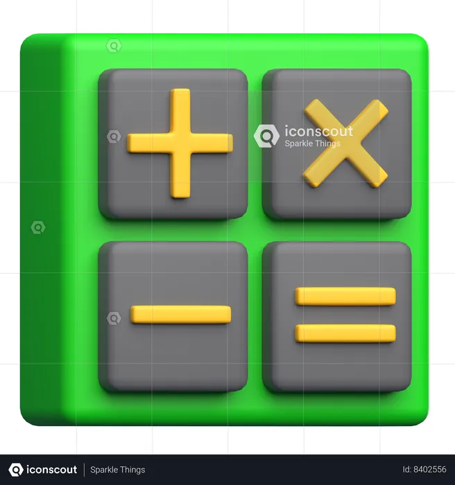 Calculadora  3D Icon