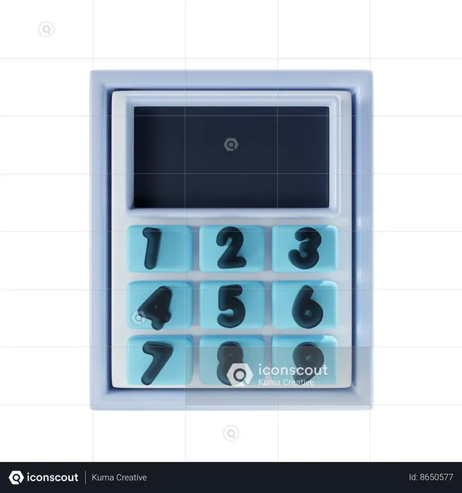 Calculadora  3D Icon