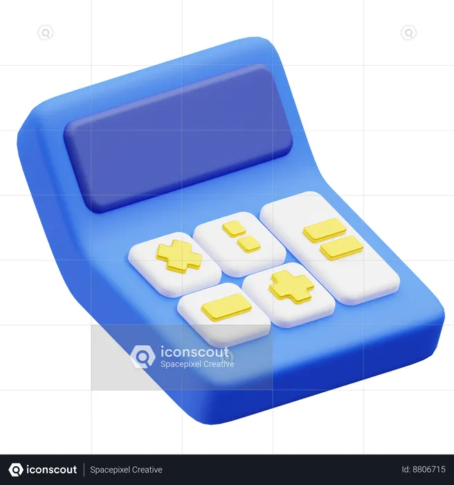 Calculadora  3D Icon