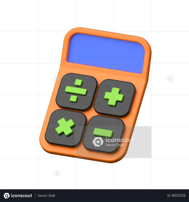 Calculadora  3D Icon