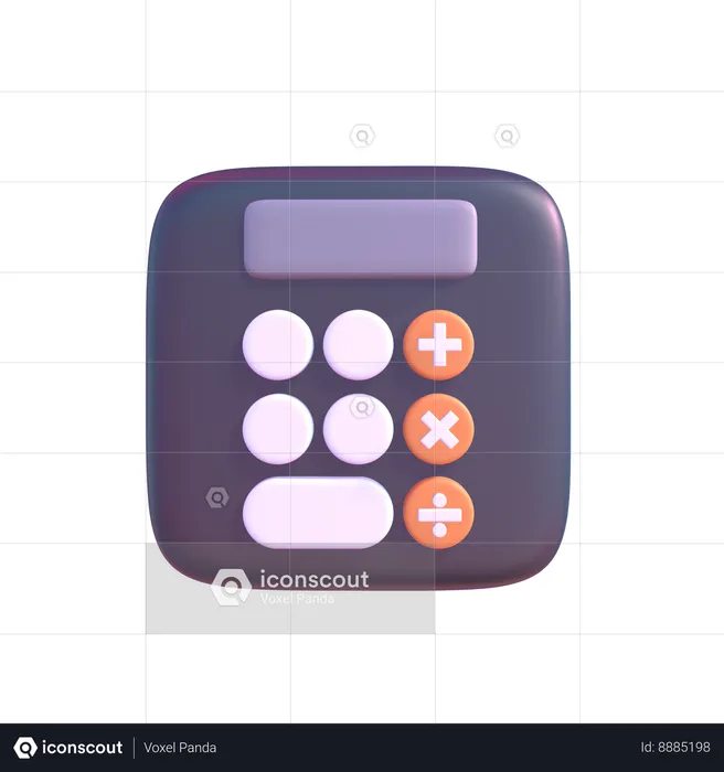 Calculadora  3D Icon