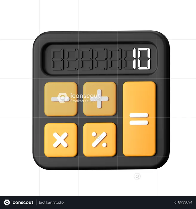 Calculadora  3D Icon