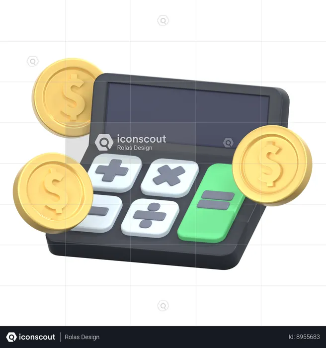 Calculadora  3D Icon