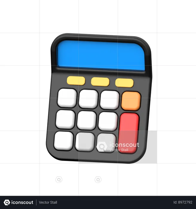 Calculadora  3D Icon