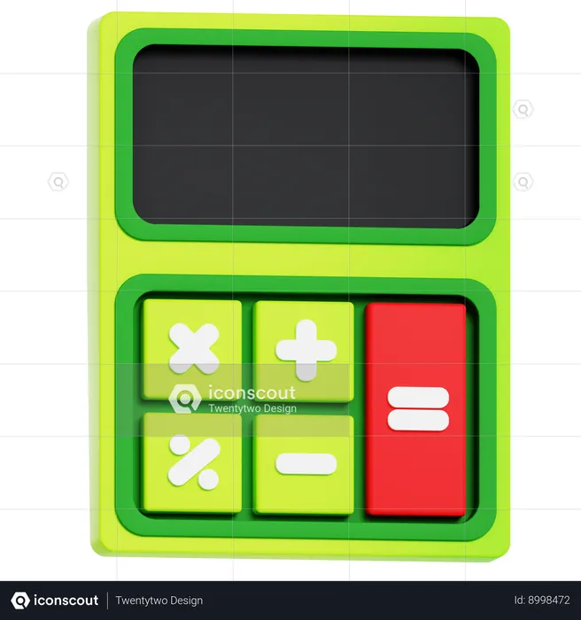 Calculadora  3D Icon