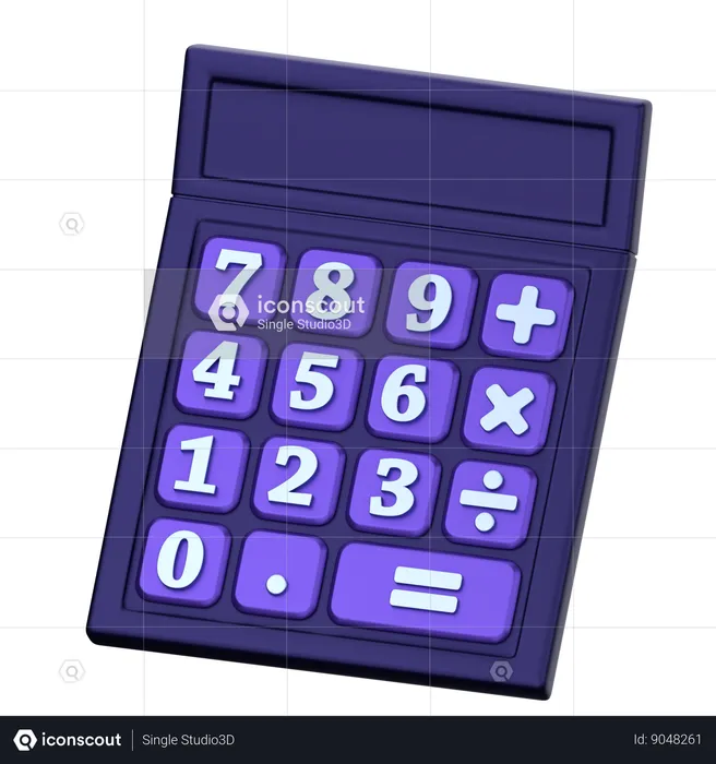 Calculadora  3D Icon