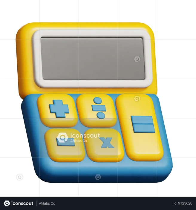 Calculadora  3D Icon