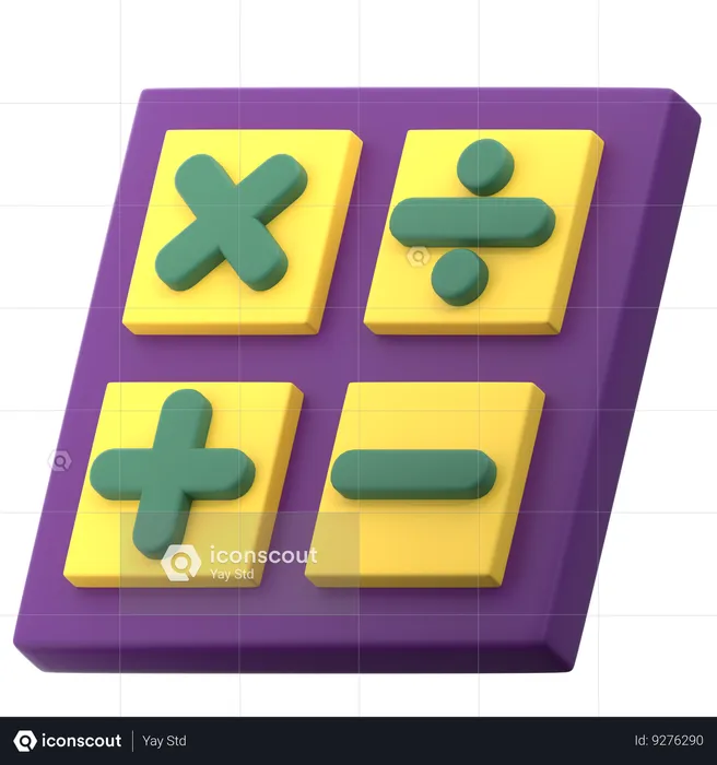 Calculadora  3D Icon