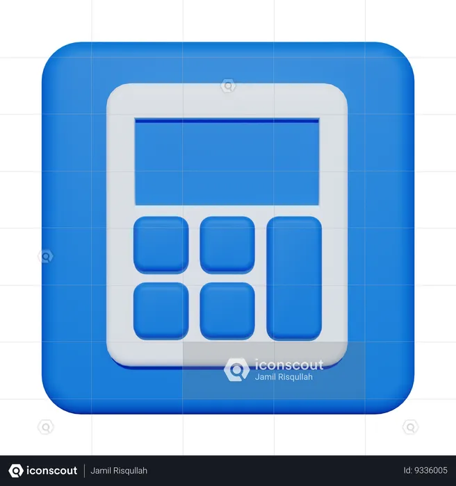 Calculadora  3D Icon