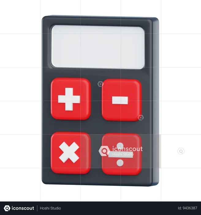 Calculadora  3D Icon