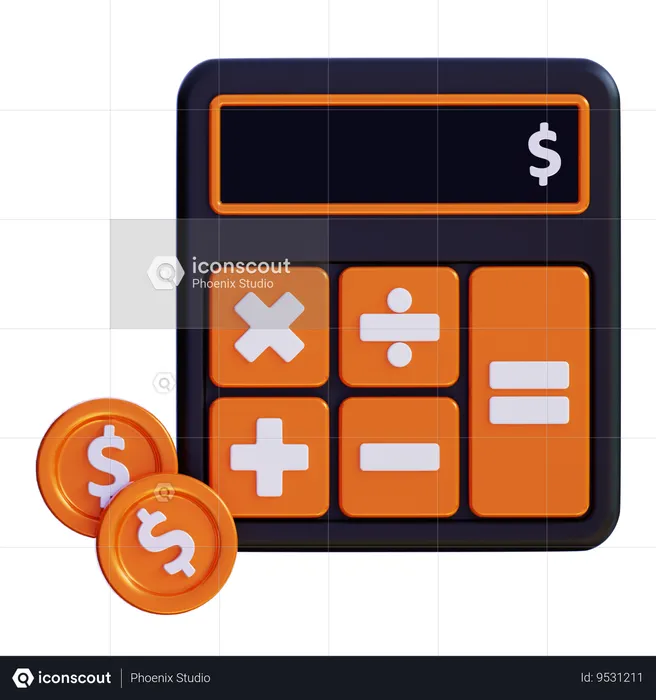 Calculadora  3D Icon