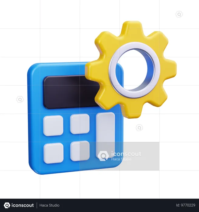 Calculadora  3D Icon