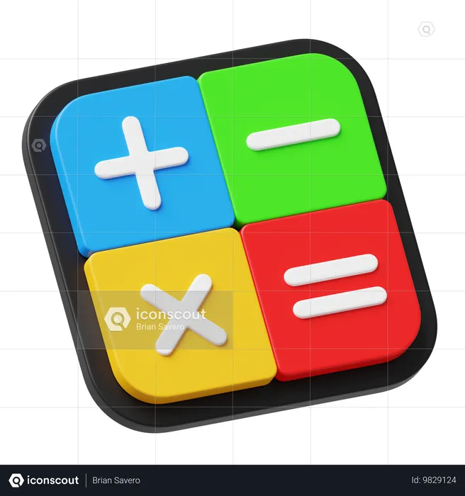 Calculadora  3D Icon