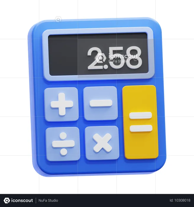 Calculadora  3D Icon