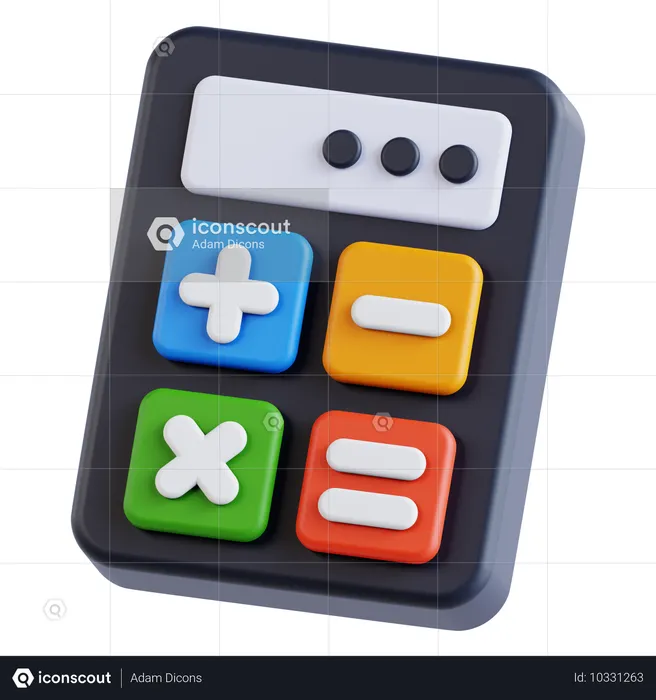 Calculadora  3D Icon