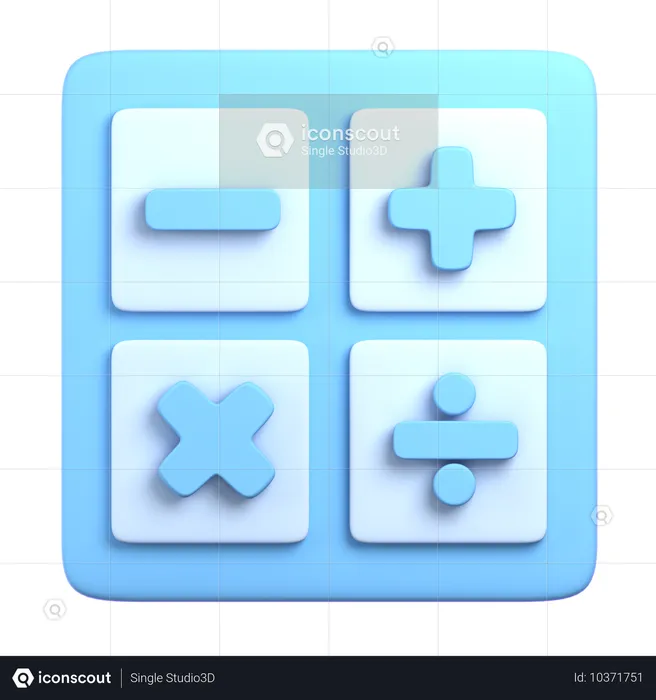 Calculadora  3D Icon