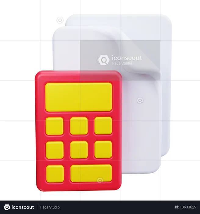 Calculadora  3D Icon