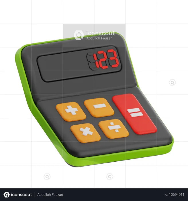 Calculadora  3D Icon